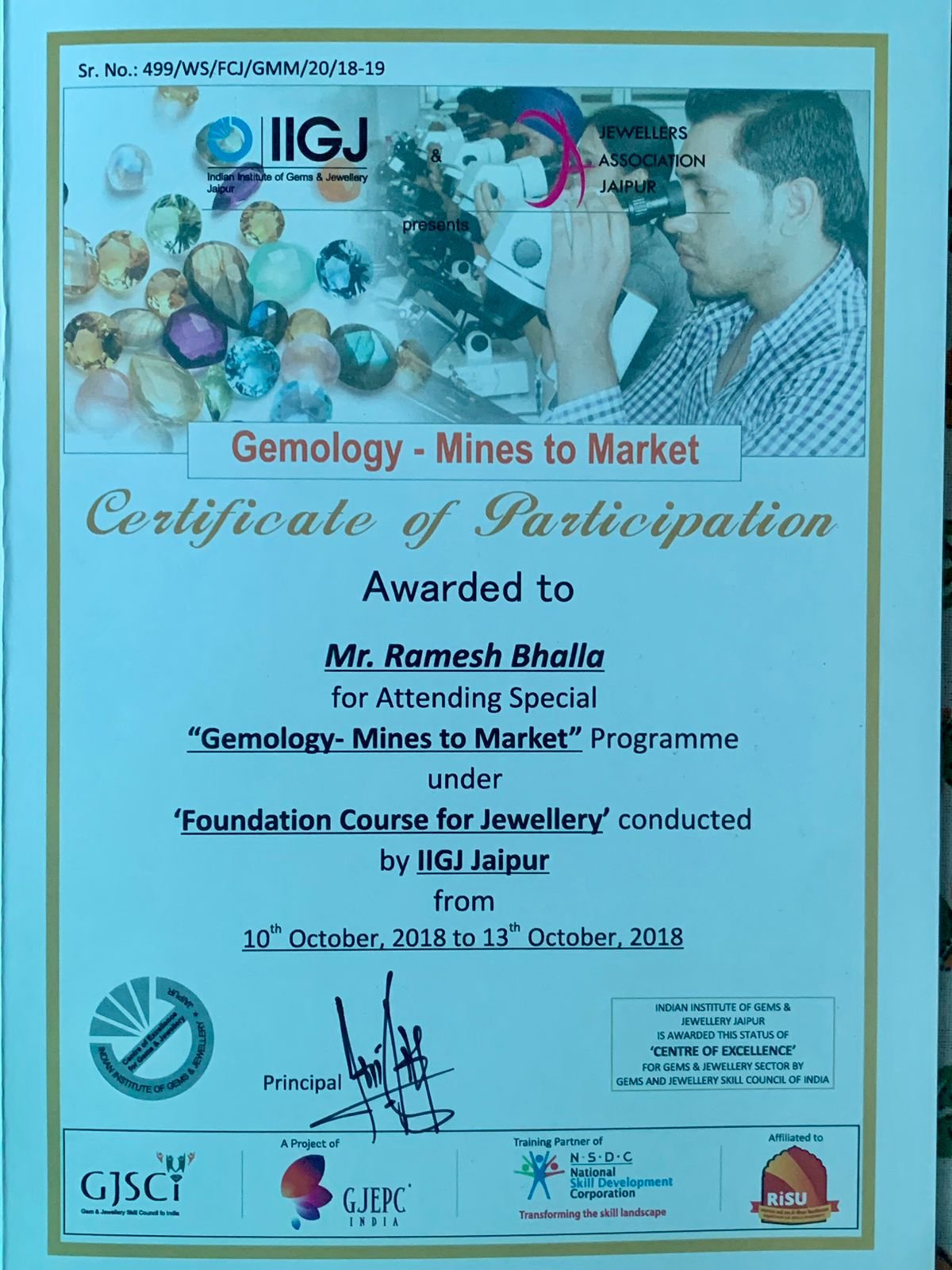 Certificate 3